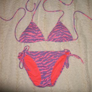 Zebra Print String Bikini